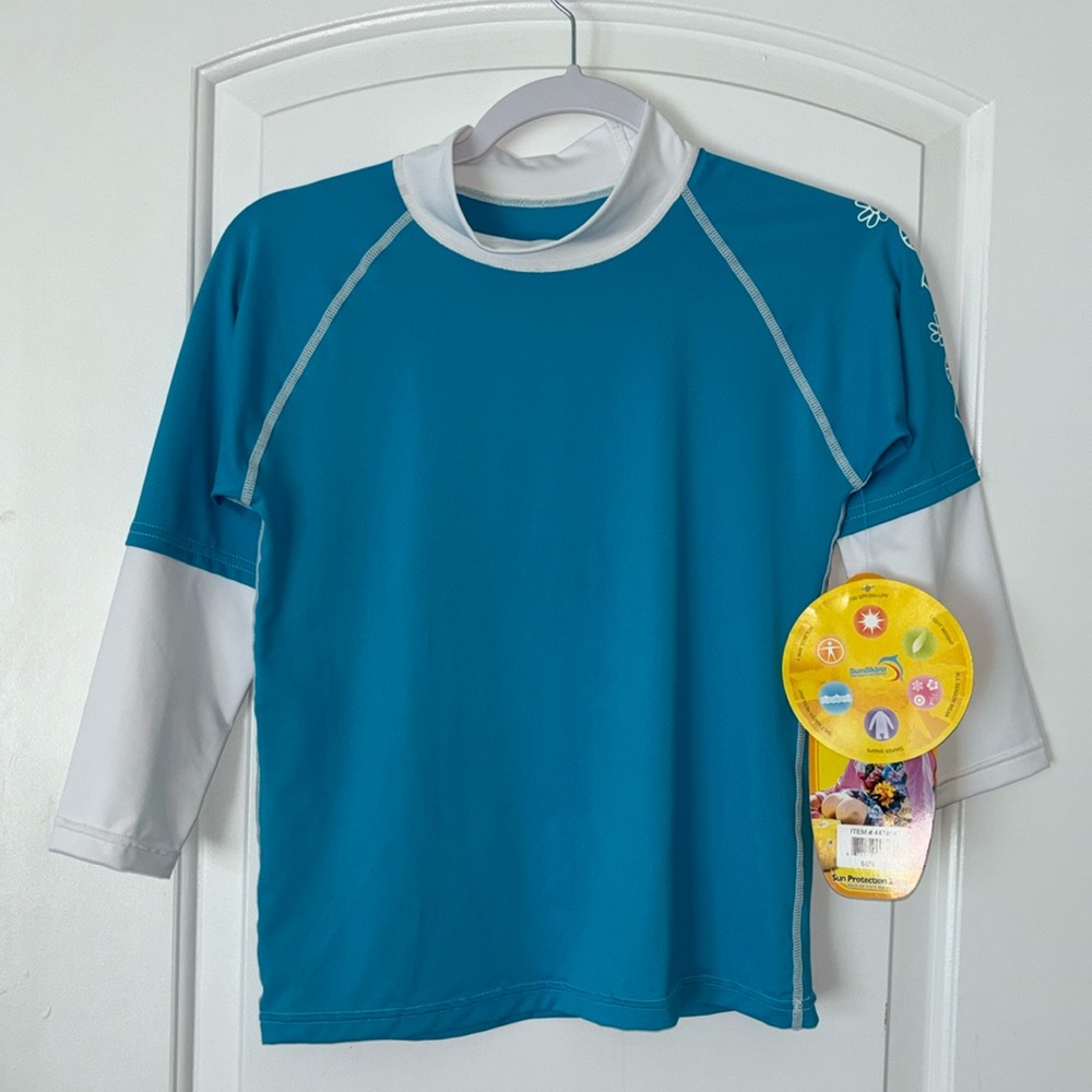 NWT SunSkinz sun protection rash guard 12 rashguard.